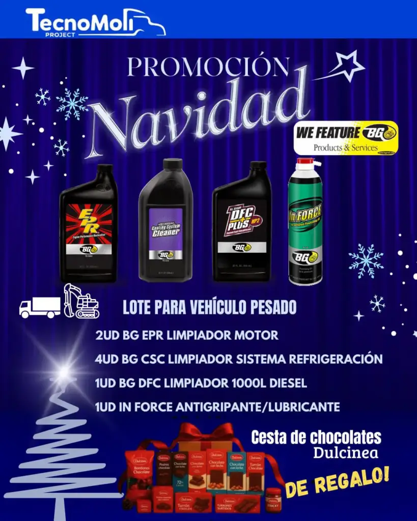 Promoción navidad lote para vehículo pesado